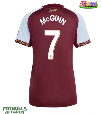 Aston Villa John McGinn #7 Hemmatröja Kvinnor 2025-26 Kortärmad